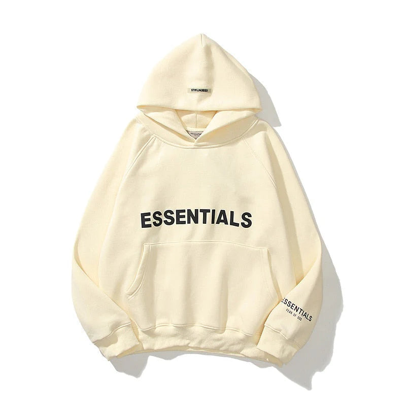 Qamis™ X Essentials Unisex Hoodie – Premium Cotton Streetwear